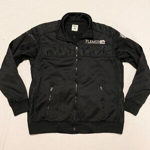 Viral NHL Calgary Flames Boys XL Fleece Lined Jacket Hockey